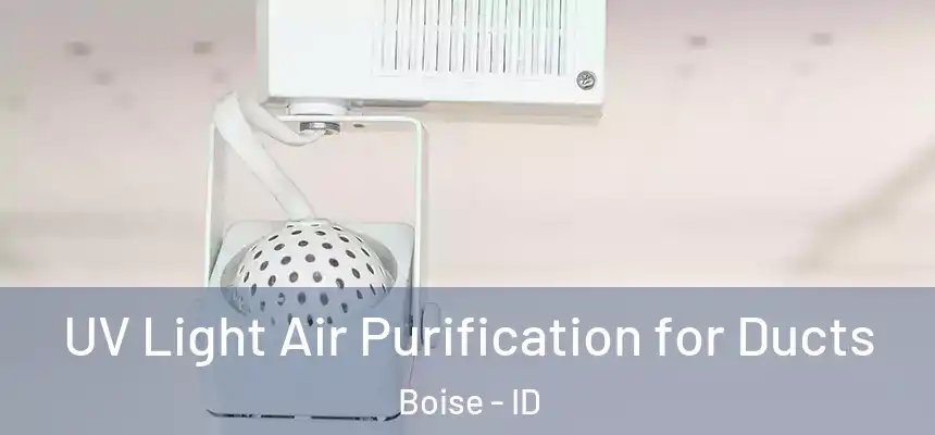 UV Light Air Purification for Ducts Boise - ID